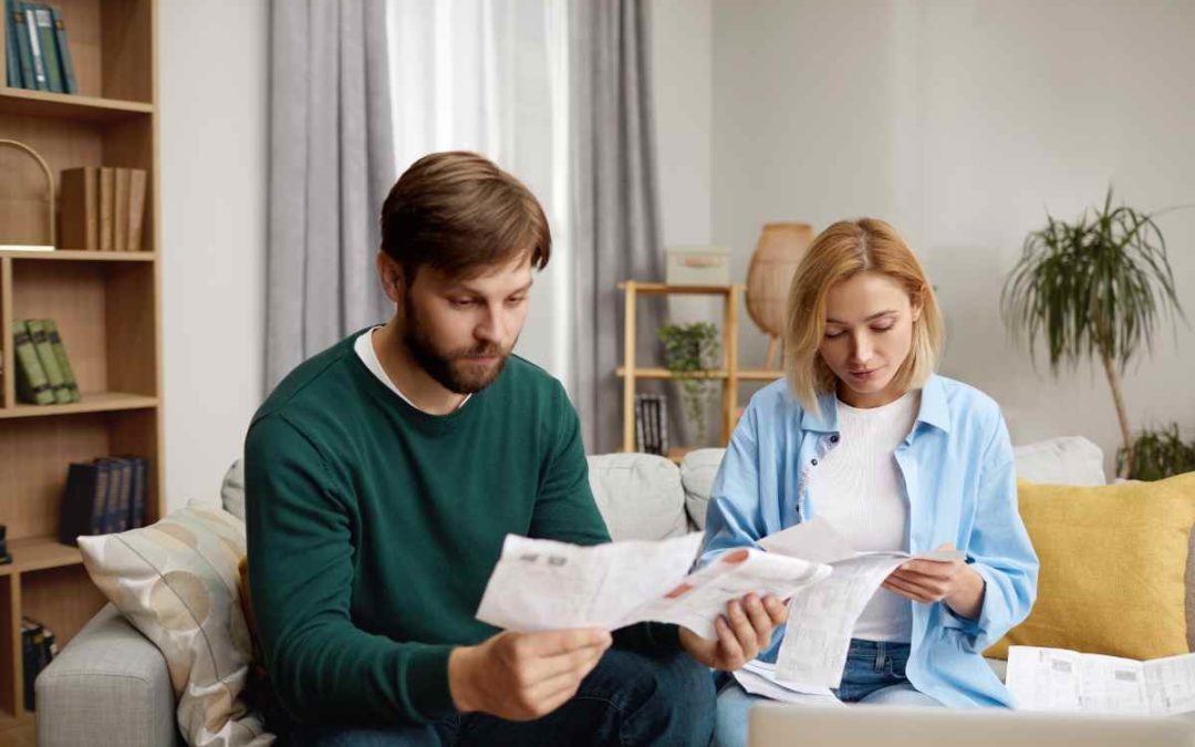 Person looking loan options.