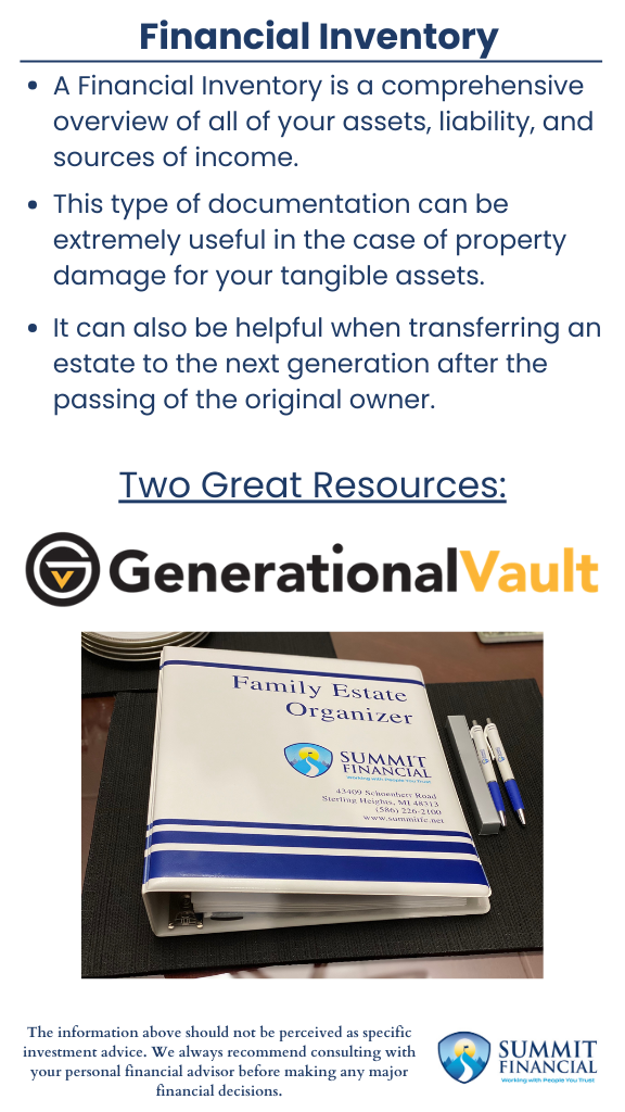 Financial Inventory Management